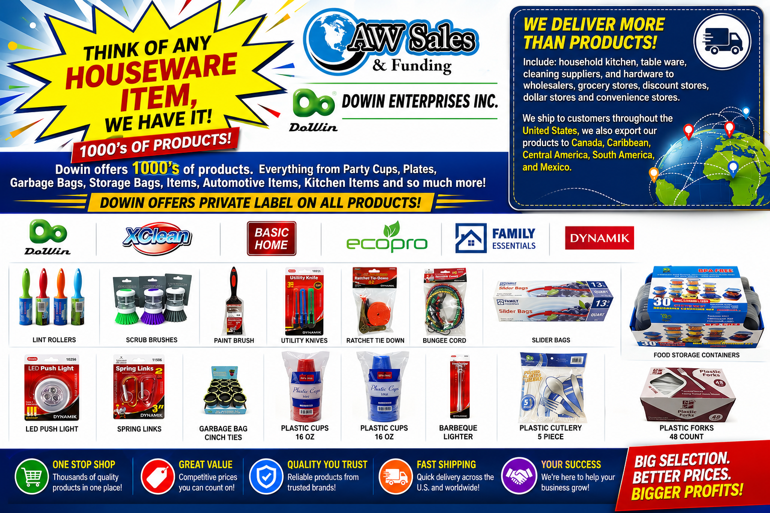 DoWin Enterprises houseware products