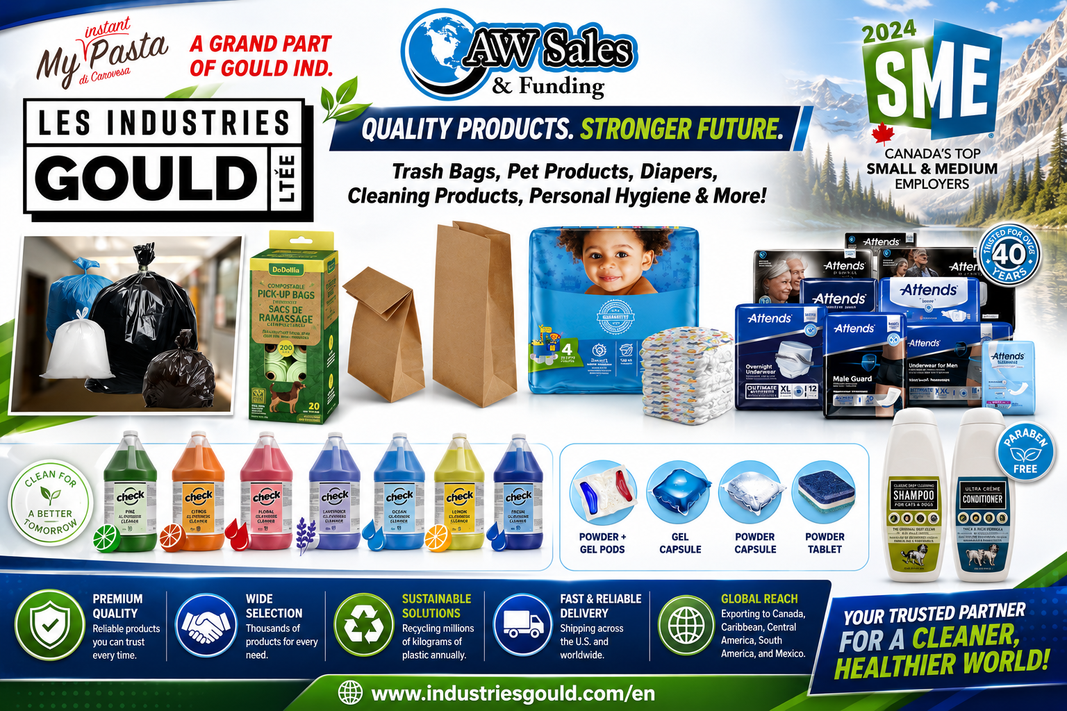 Gould cleaning and household supplies